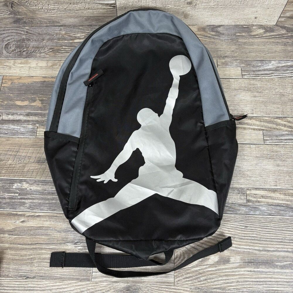 Nike Jordan Jumpman ISO Backpack Laptop Black/Grey/Silver 9A1911-023